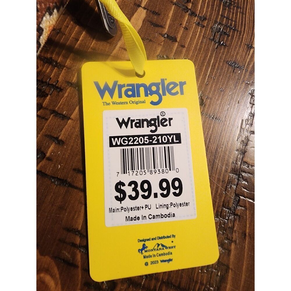 Wrangler Crossbody Aztec Design Bag Yellow with Orange and Brown - Picture 5 of 9